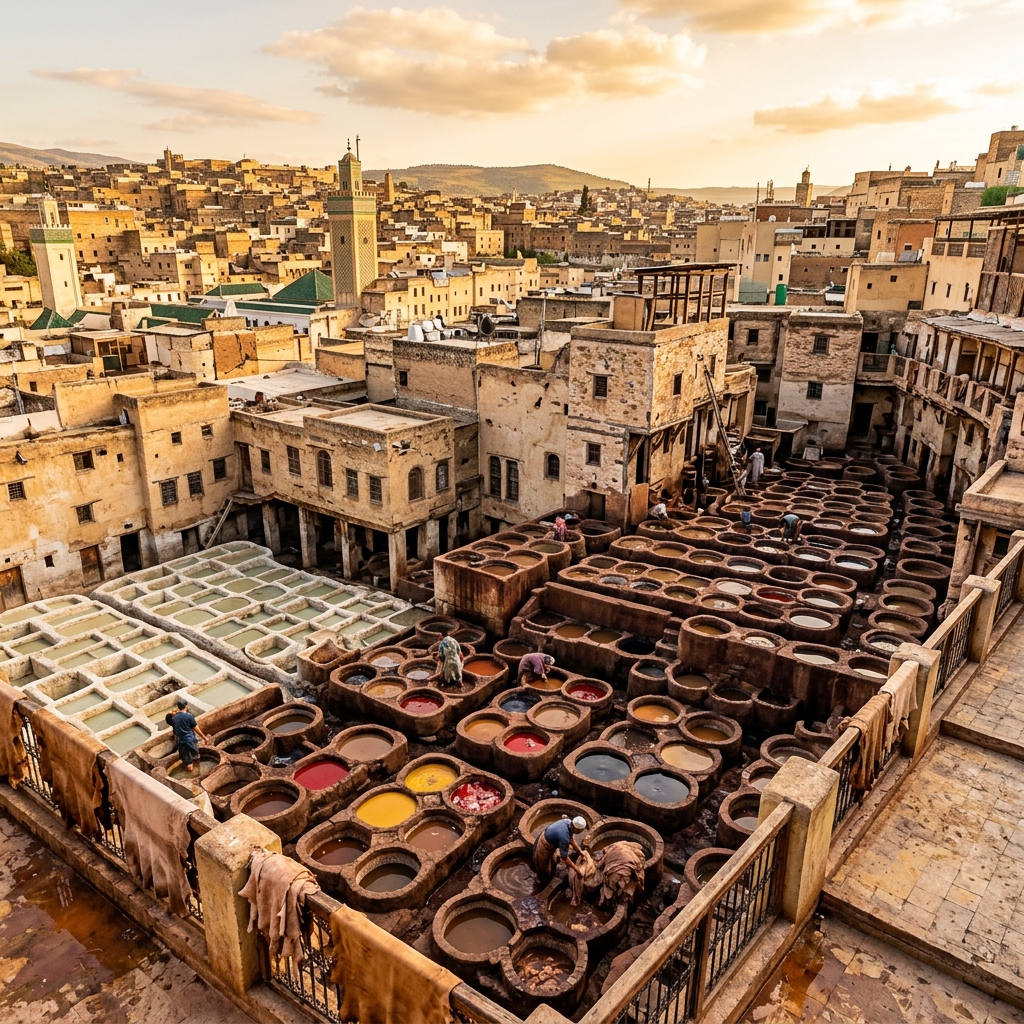 Moroccan Zellige Architecture